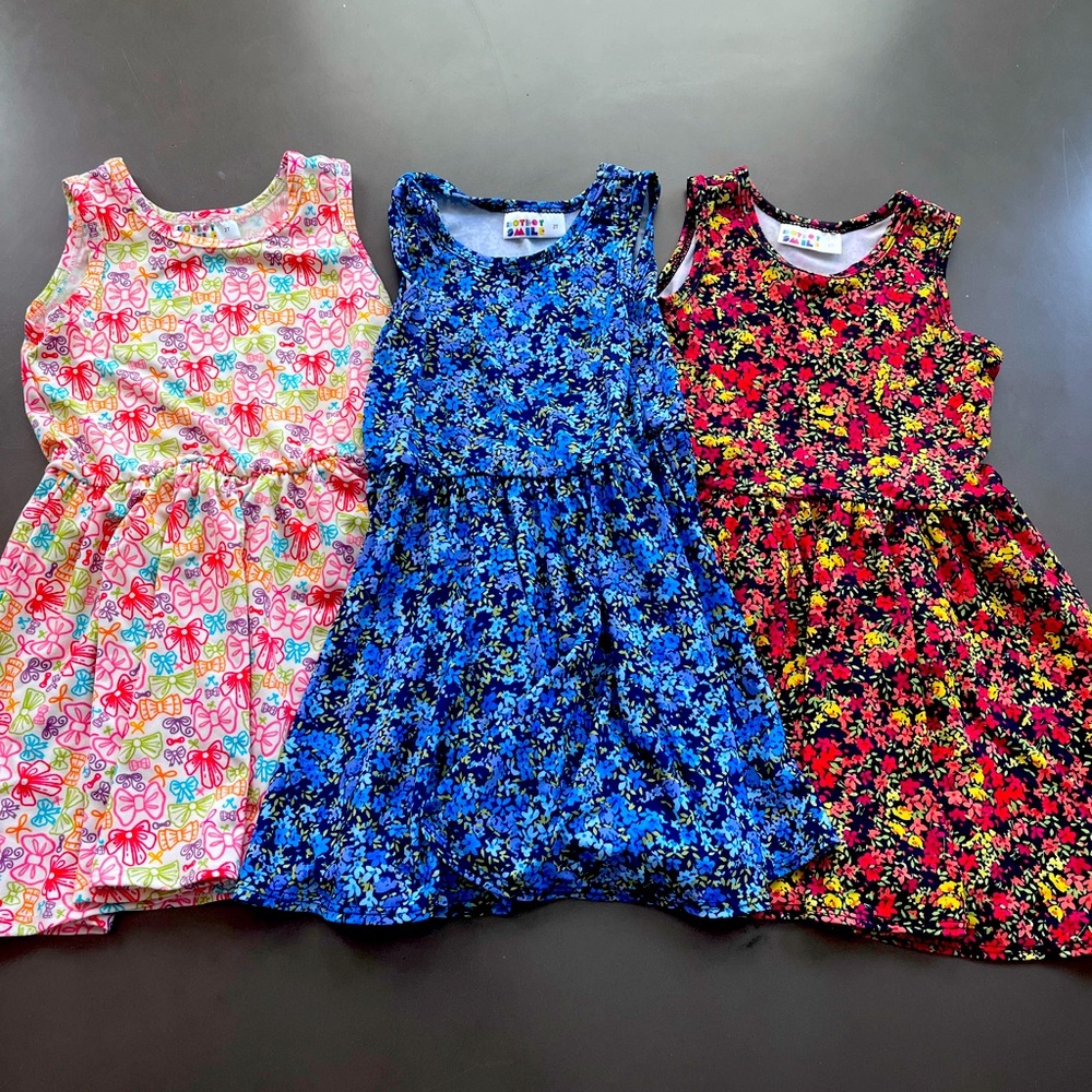 2T toddler girls casual dresses